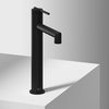 VIGO Sterling Single Hole Bathroom Faucet, Matte Black