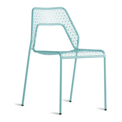 Hot Mesh Indoor/Outdoor Dining Chair - Aqua - Outdoor Dining Chairs