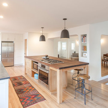 Open Plan Contemporary Kitchen Remodel