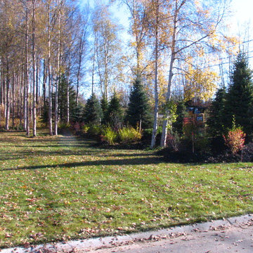 Natrual Bermed vegetative barrier