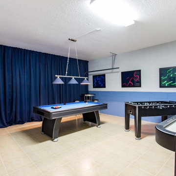 Reunion Home Theater and Game Areas