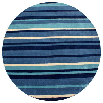 Blue Cosmo Rug, 8' Round