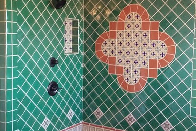 Example of a tuscan bathroom design in Austin