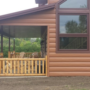 Stanley, North Dakota New Cedar Log Home