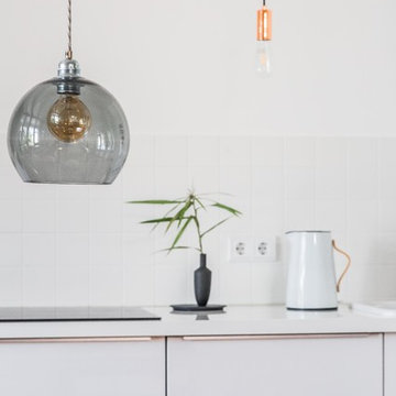 Minimalistische Wohnküche