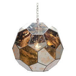 Knox Antique Mirrored Pendant - Pendant Lighting