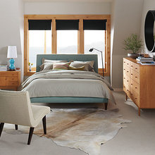 upholstered bed