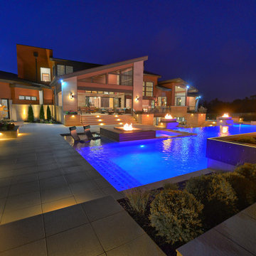 Rear Elevation - Night
