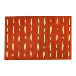 Mat Orange - Mat Orange Wink Orange Rug - Area Rugs