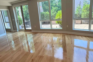 Example of a trendy home design design in New York