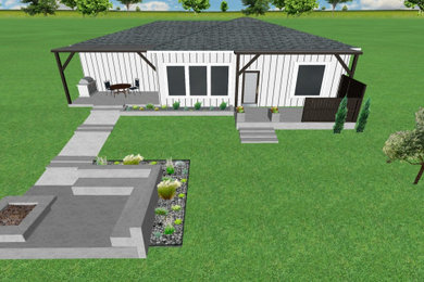 This is an example of a landscaping in Dallas.