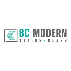 BC Modern Stairs + Glass