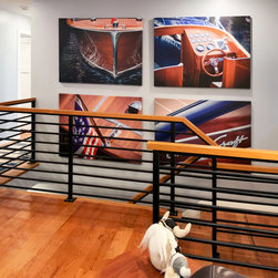 Vintage Boat Canvas Art Installation - Photographs