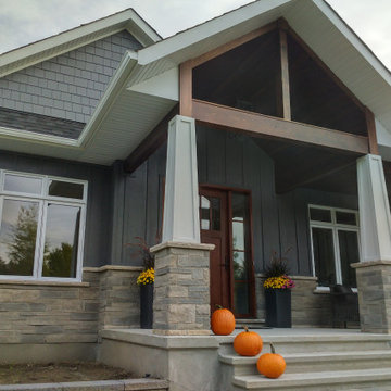 JAMES HARDIE BOARD & BATTEN & LAP SIDING - NIGHT GRAY - CARP