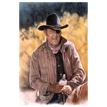 Mike Bennett John Wayne - True Grit Art Print, 12"x18"