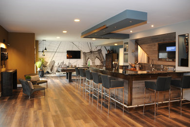 Example of a trendy home design design in DC Metro