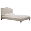 Fleurie Upholstered Bed With Nailhead Trim, Queen