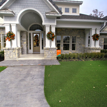 Front Yard Landscapes with Artificial Grass