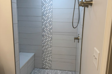 Example of a trendy bathroom design in Burlington