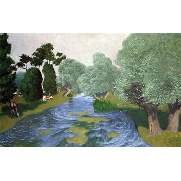 Felix Vallotton Landscape at Arques-la-Bataille Wall Decal Print
