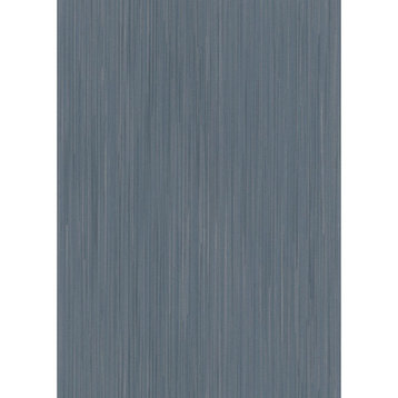 Textured Wallpaper With Lines Geometric, 10252-08, Blue Gray, 1 Roll