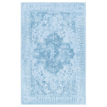 Kelsey Traditional Area Rug, Blue, 7'9"x10'6"