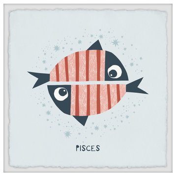 "Pisces" Framed Painting Print, 12x12