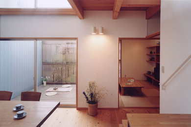 Design ideas for a country home design in Osaka.