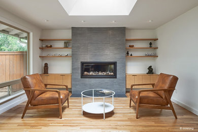 Inspiration for a contemporary home design remodel in Seattle