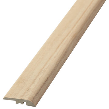 Natural Wood American Hickory 1.77 in. W x 94.5 in. L Vinyl Reducer Molding