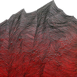 Mountain Lines Fine Paintings - Paintings