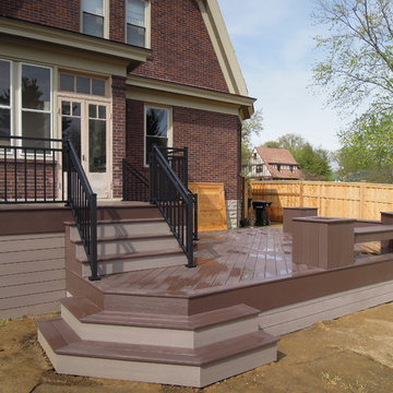 Azek PVC 2-Tiered Deck, w/Benches & Planterns Western Hills OH area