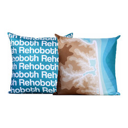 Rehoboth Map Pillow - Decorative Pillows