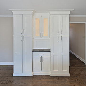 Spring City -- White Kitchen Renovation with Rounded Custom Island