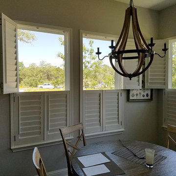 Double Hung Bi-fold shutters