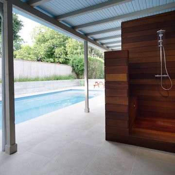 Pool Renovation and Outdoor Shower