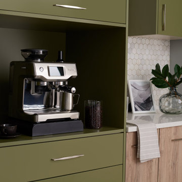 Milania Cabinet Coffee Station