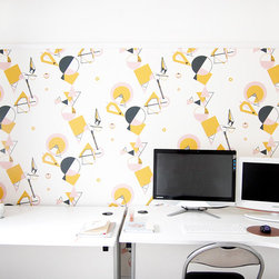 Geo Wallpaper For A Home Office - Wallpaper