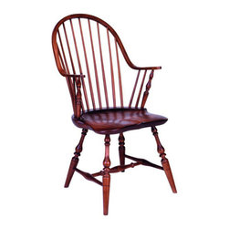 Traditional Continuous Arm Chair - Dining Chairs