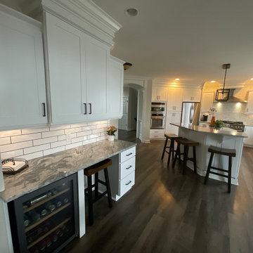Before & After Shaker White Kitchen