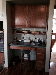 Under Kitchen Desk Shelf