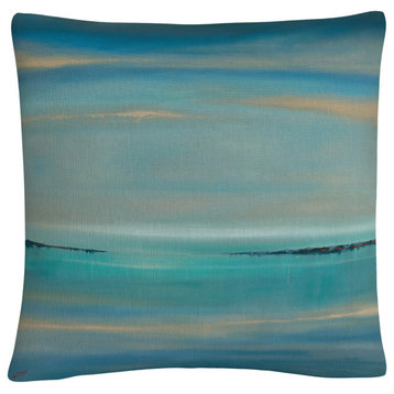 The Line Of Time Abstract Industrial By Masters Fine Art Decorative Throw Pillow
