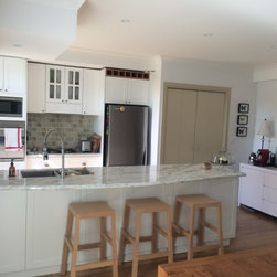 Calacatta Grey Marble kitchen tops - Kitchen Benchtops