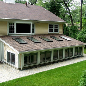 Urban inspired sunroom addition in Lexington, MA