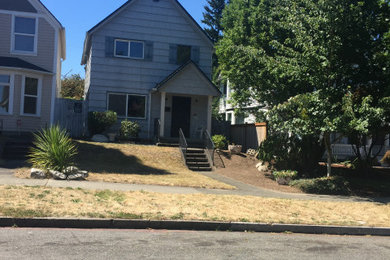 Example of an ornate exterior home design in Seattle