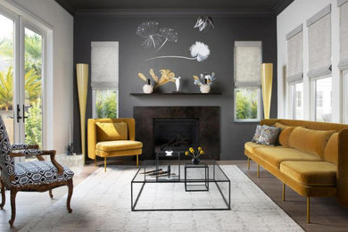 Inspiration for a living room remodel in Other