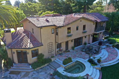 Inspiration for a mediterranean exterior home remodel in San Francisco