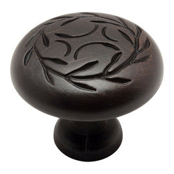 Cosmas - Cabinet Knob, 1-1/4" Diameter - Cabinet And Drawer Knobs