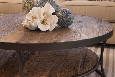Family room - coastal family room idea in Jacksonville