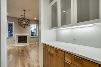 Inspiration for a contemporary home design remodel in Dallas